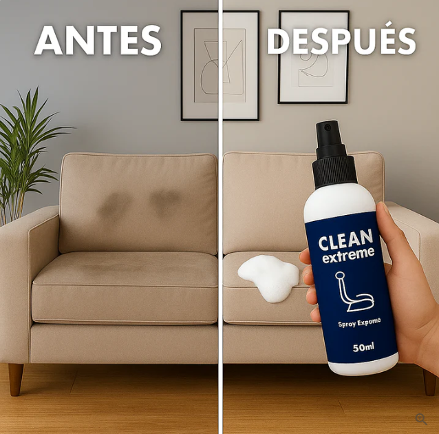 Limpiador de Tapicería Spray Espuma - Clean Extreme™